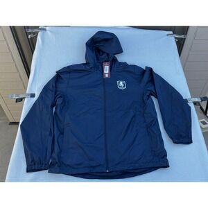 Aston Villa‎ Football Club Windbreaker Jacket Lightweight Rain Coat Men's Size L